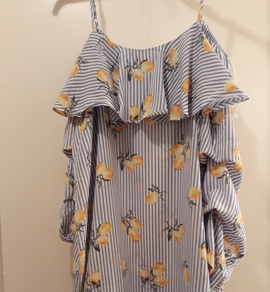 Dresses & Skirts - 🎋🎋Seersucker print sundress 1x NWT 🎋🎋